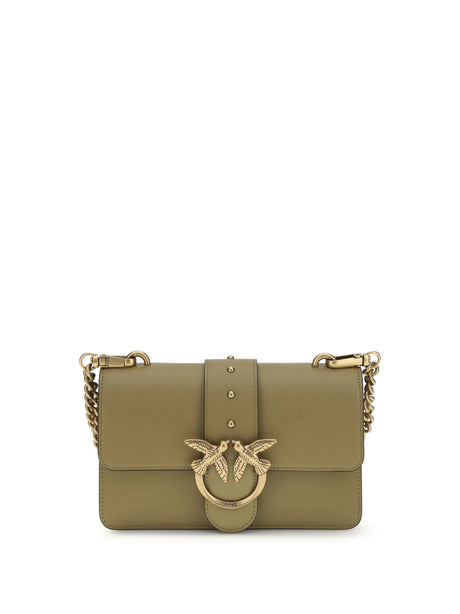Pinko Love One small Shoulder Bag - Green Canguro