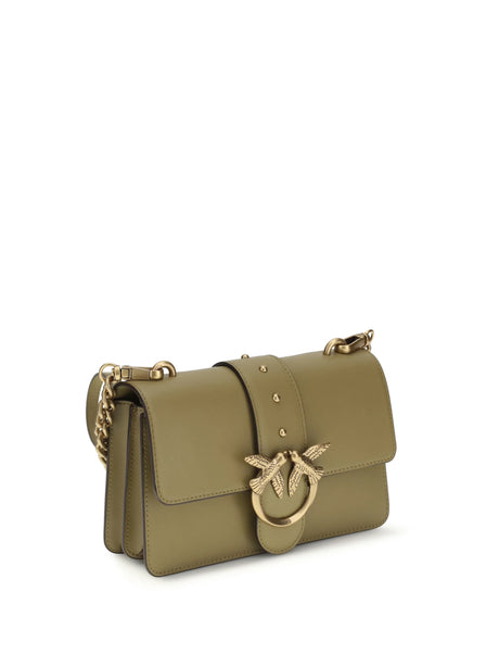 Pinko Love One small Shoulder Bag - Green Canguro
