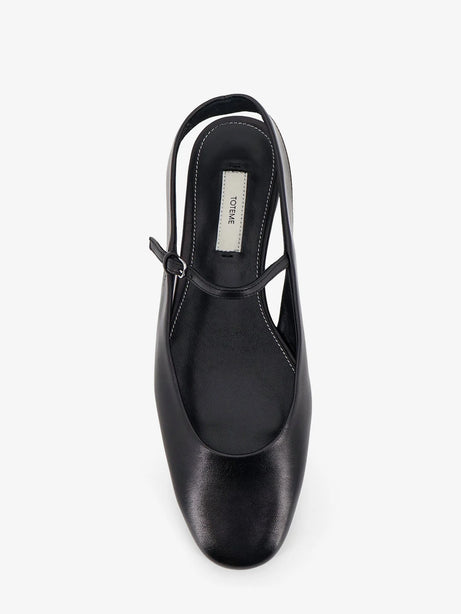 Toteme Leather ballerinas - Black