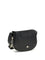 Burberry Embossed leather Shoulder Bag with logo patch - Black