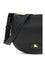 Burberry Embossed leather Shoulder Bag with logo patch - Black