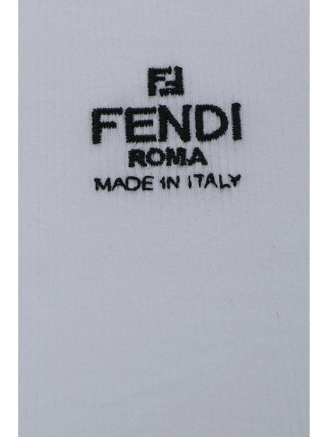 Fendi Cotton T-shirt with logo - White