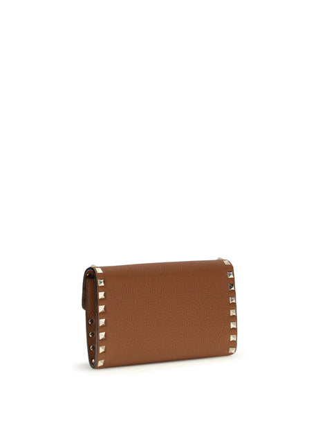 Valentino Garavani Rockstud chain Wallet - Selleria