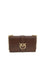 Pinko One Simply Love Bag One Shoulder Bag - Red Vino-Antique Gold