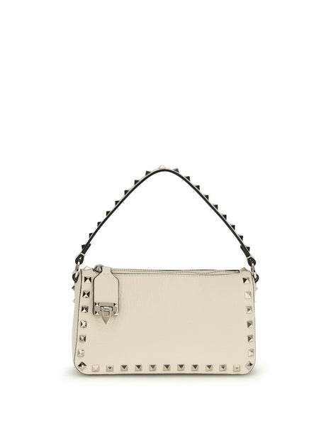 Valentino Garavani Rockstud Shoulder Bag - Light Ivory