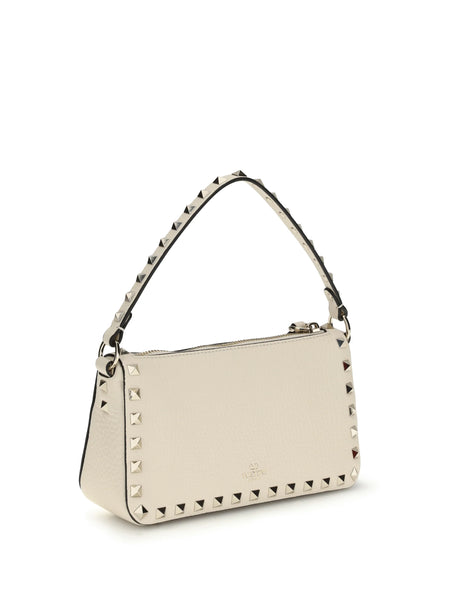 Valentino Garavani Rockstud Shoulder Bag - Light Ivory
