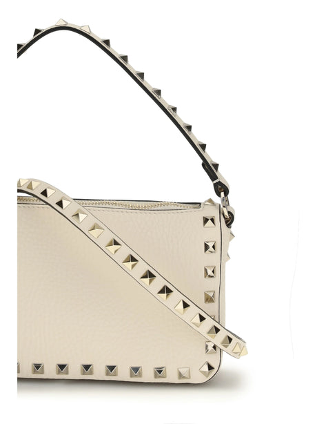 Valentino Garavani Rockstud Shoulder Bag - Light Ivory