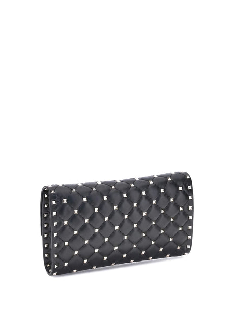 Valentino Garavani Rockstud Spike Shoulder Bag - Black