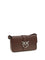 Pinko Love One Shoulder Bag - Red Vino-Old Silver