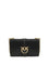 Pinko One Simply Love Bag One Shoulder Bag - Black-Antique Gold