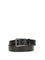 Brunello Cucinelli Carved leather Belt with Shimmering Buckle - Black