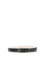 Brunello Cucinelli Carved leather Belt with Shimmering Buckle - Black