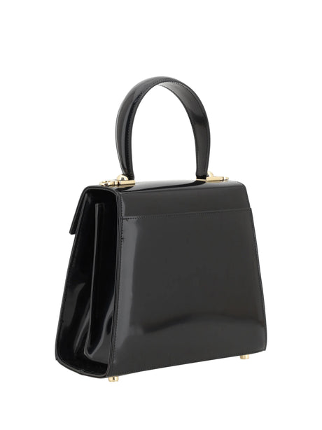 Ferragamo Iconic Handbag - Vit. Abrasiv+Siena Black