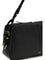 Pinko Large Keeper Shoulder Bag in new biker leather - Black-Old Silver