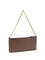 Pinko Leather Shoulder Bag - Red Vino-Antique Gold