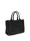 Pinko Medium Beach Rafia Tote Bag - Black-Antique Gold
