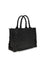 Pinko Medium Beach Rafia Tote Bag - Black-Antique Gold