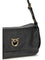 Pinko Love Click Soft Horizontal Shoulder Bag - Black-Antique Gold