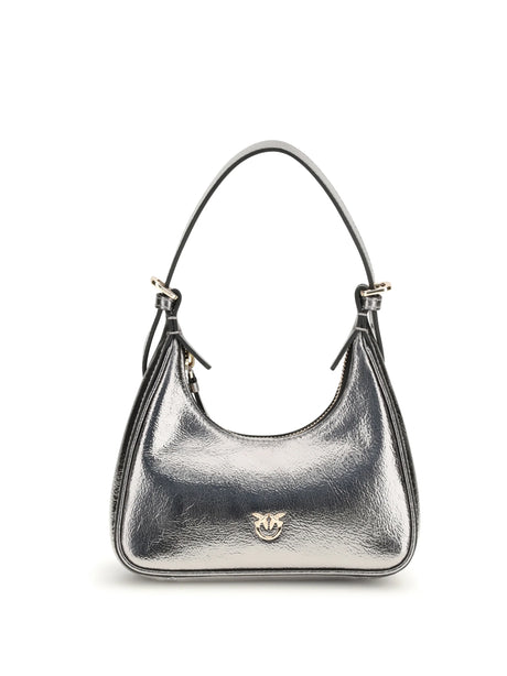 Pinko Baby Miss Pinko Baby Shoulder Bag - Anthracite-Gold Mordore'