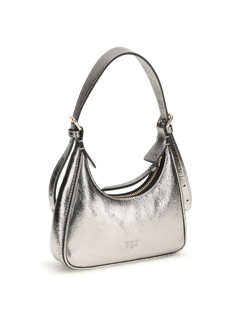 Pinko Baby Miss Pinko Baby Shoulder Bag - Anthracite-Gold Mordore'
