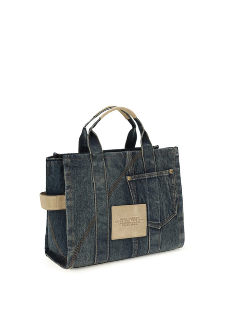 Marc Jacobs Medium cargo denim Tote Bag - Dark Wash Indigo