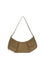 Pinko Large Pocket Body Shoulder Bag in suede - Green Canguro-Old Silver