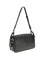 Pinko Keeper medium Shoulder Bag in leather - Black-Old Silver