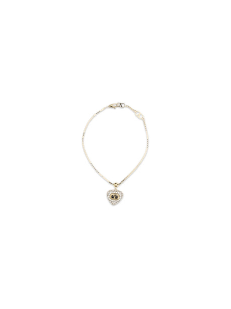 Valentino Garavani Coeur Royal Bracelet - Gold/Black/Crystal