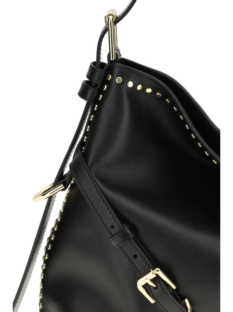 Givenchy Large Voyou Shoulder Bag in shiny leather - Black