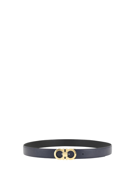 Ferragamo Reversible leather Belt - Midnight