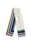 Toteme Monogram Scarf - Ecru/Navy
