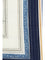 Toteme Monogram Scarf - Ecru/Navy