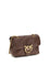 Pinko Love Mini Puff Shoulder Bag - Burgundy Wine-Antique Gold