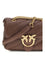 Pinko Love Mini Puff Shoulder Bag - Burgundy Wine-Antique Gold
