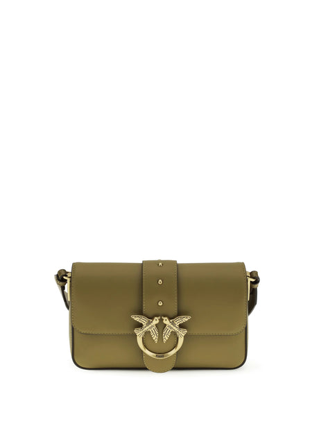 Pinko Mini Love Shoulder Bag - Green Canguro