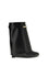 Givenchy Leather Shark Ankle Boots - Black