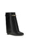 Givenchy Leather Shark Ankle Boots - Black