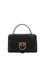 Pinko Love Lady Handbag - Black-Antique Gold