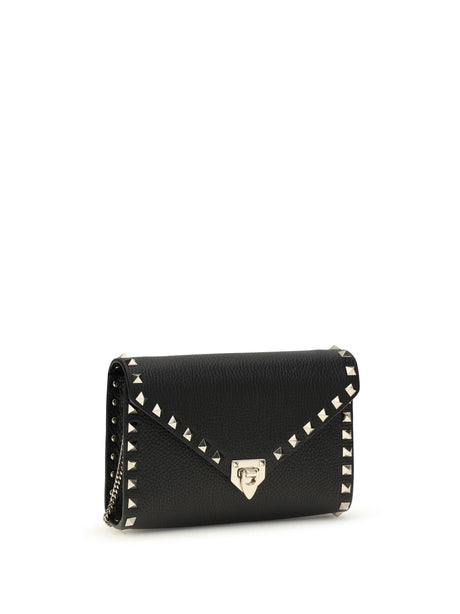 Valentino Garavani Mini Rockstud Shoulder Bag - Black