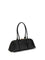 Pinko Large Bowling Baguette Shoulder Bag - Black-Antique Gold