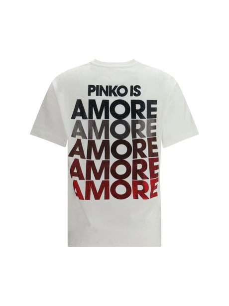 Pinko Strepitoso T-shirt - White/Red