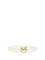 Pinko Love Berry Belt - White Seta-Antique Gold