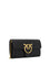Pinko Love One Wallet - Black-Antique Gold