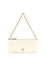 Pinko Leather Shoulder Bag - White Seta-Antique Gold