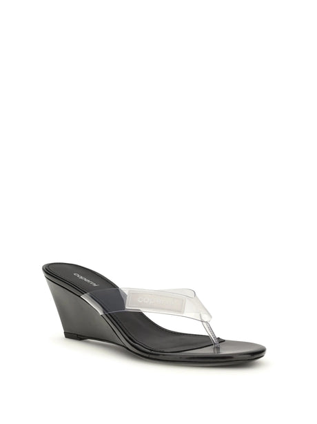 Coperni Wedge flip-flops Sandals - Clear