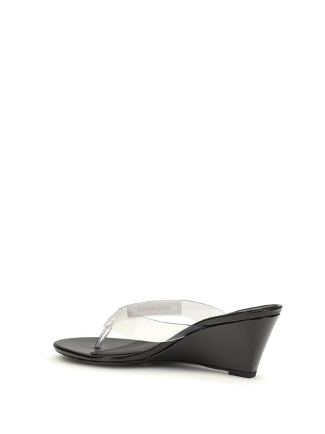 Coperni Wedge flip-flops Sandals - Clear