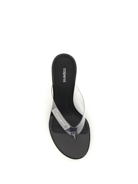 Coperni Wedge flip-flops Sandals - Clear