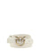 Pinko Love Berry Belt - White Seta-Antique Gold