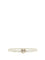 Pinko Love Berry Belt - White Seta-Antique Gold