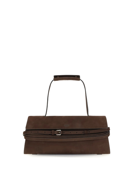 Moschino Tie Me medium Shoulder Bag - Cioccolato